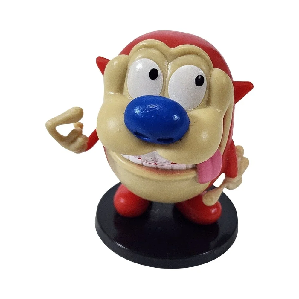 Stimpy J Cat Nickelodeon 2 Inch Action Figure Solid PVC Toy Ren & Stimpy 2018
